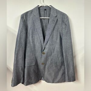 NWT J Crew Ludlow Men’s 36S Slim Blue Baird McNutt Linen Cotton Blazer Jacket